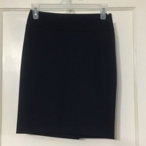 The Limited Collection Navy Wide Band Pencil Skirt